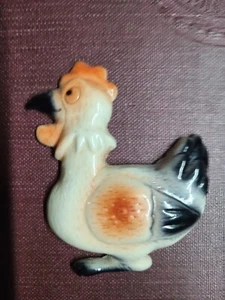 Vintage 3D Resin Rooster Refrigerator Magnet - Picture 1 of 2