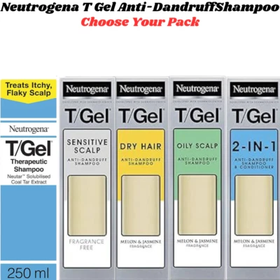 Neutrogena T Gel Therapeutic Anti-Dandruff Shampoo medicated Hair care Treatmen - Image 1 of 4