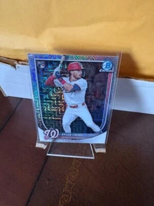 2025 BOWMAN CHROME MEGA BOX DYLAN CREWS MOJO REFRACTOR ROOKIE RC NATIONALS - Picture 1 of 2