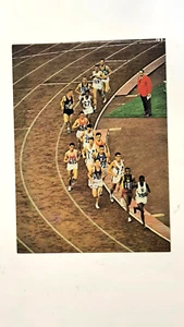 Foto postal vintage Kokichi Tsuburaya que colocó 6to Olímpico 1964 Japón - Imagen 1 de 6