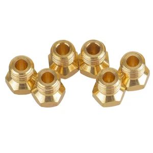 6Pcs Universal LPG Gas Düsen Brenner Herd Injektor Propan Düse Umrüstsatz Best - Bild 1 von 6