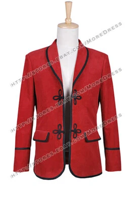 Who is the Third Dr The 3rd Doctor Disfraz Cosplay Chaqueta Roja Fiesta de Halloween Foto 1 de 4