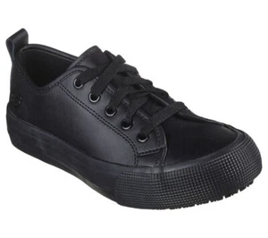Work Slip Resistant Skechers Black shoe Women Memory Foam Comfort EH Safe 108118 - Picture 1 of 6