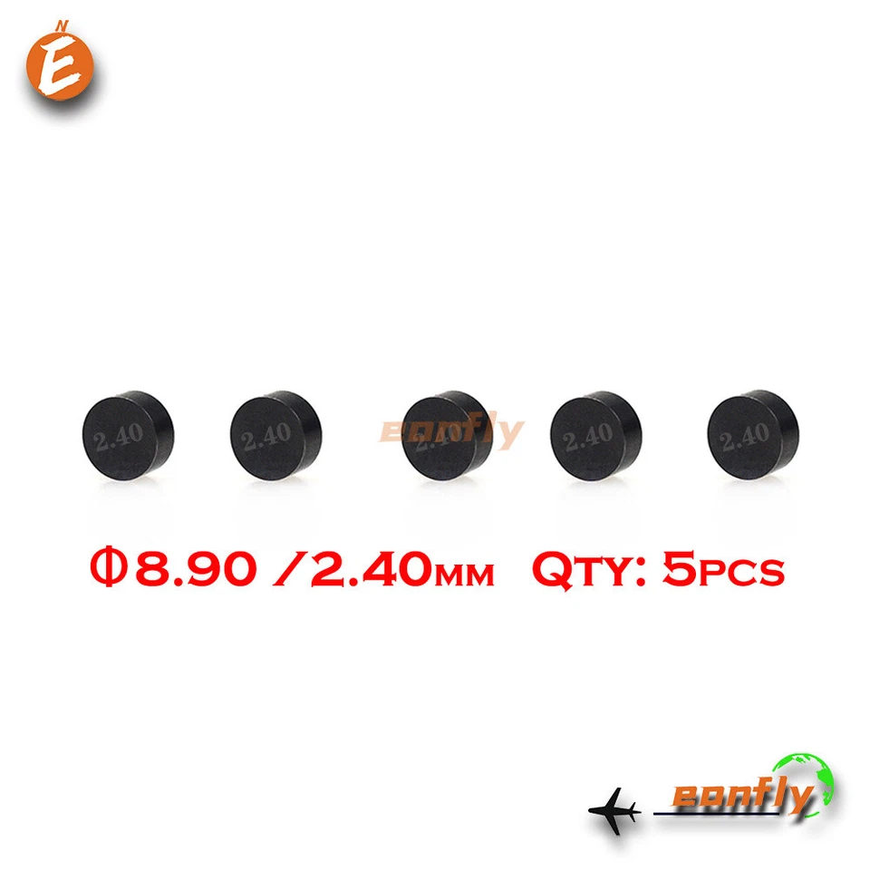 Cuña de válvula de 8,90 mm de diámetro 5 piezas 2,40 mm para KTM 500 EXC 2014-2019 2020 2021 2022 Foto 1 de 1