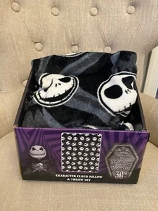The Nightmare Before Christmas Jack Skellington Soft Throw Halloween 40" x 50" - Picture 1 of 11