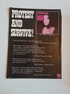 Prefab Sprout Protest Songs 1990 MUSIC Album ADVERT 9X12" POSTER - Picture 1 of 1