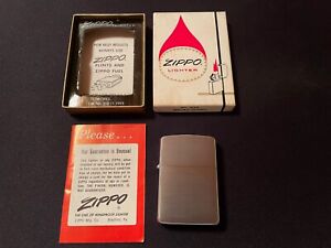 ZIPPO 1967 Chrome Brushed NEU OVP mit Garantie, ungezündet | Vintage ZIPPO