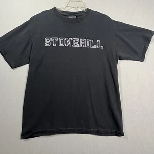 Camiseta De Colección Jansport STONEHILL College Cuello Redondo Grande Cuello Redondo Negra Unisex - Imagen 1 de 7