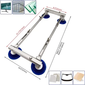17"-22" Retractable 4 Suction Cup Handheld Glass Vacuum Sucker TV Screen Sucker - Picture 1 of 21