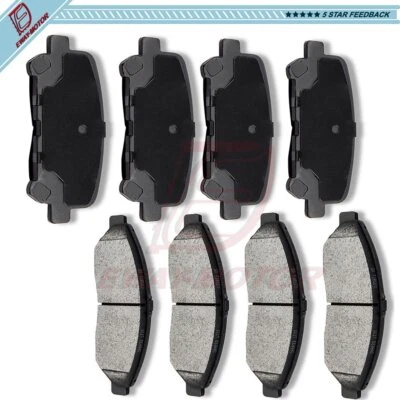 Front Rear Ceramic Brake Pads For Acura MDX ZDX 2009 2010 2011-2015 Honda Pilot - Изображение 1 из 4