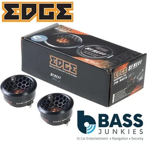 EDGE EDS1SPLTN-E1 Street 1 Inch 240 Watts Max Titanium Dome Car Tweeters Pair - Picture 1 of 6