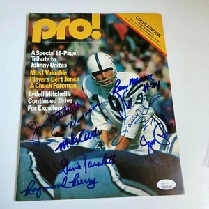 1977 Baltimore Colts Team Signed Pro! Magazine With Johnny Unitas JSA COA - Picture 1 of 8