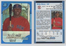 2005 Bowman Chrome First Year Blue Refractor /150 Willy Mota #314 Rookie RC