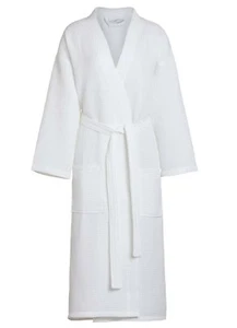 Vestido largo tejido con gofres | Vestido ligero bata de baño bata de kimono para mujeres y hombres - Imagen 1 de 11