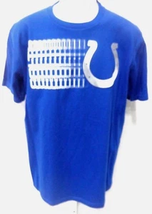 Indianapolis Colts Football Short Sleeve Shirt Royal Blue - Picture 1 of 1