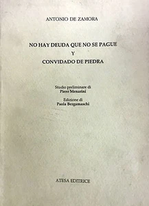 A. De Zamora - NO HAY DEUDA QUE NO SE PAGUE Y CONVIDADO DE PIEDRA - Atesa 1992 - Imagen 1 de 1
