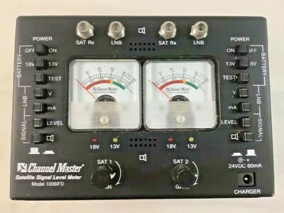 Channel Master Model 1006IFD Satellite Signal Level Meter For Parts Not Working  - Image 1 of 4