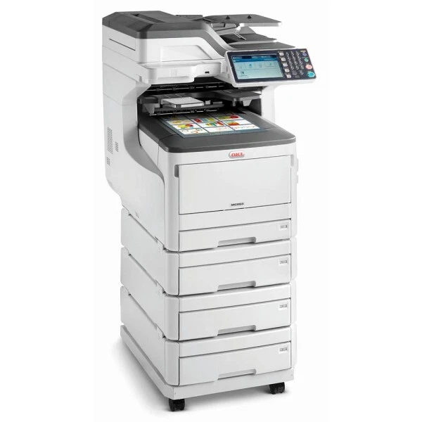 Oki MC883dnv 4 in 1 Farblaser-Multifunktionsdrucker 3 Kassette Fax Scan - DEMO - Bild 1 von 1