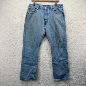 VTG Levis 501 XX Jeans Men 34x30 Blue Relaxed Button FLY - Picture 1 of 10