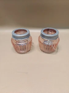 2 Mason Jar Tea Light Candle Holders Rustic Farmhouse Set of 2 - Picture 1 of 5