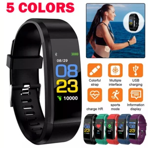 Smart Watch Men Women Fitness Tracker Blood Pressure Heart Rate Sport Watches UK - Zdjęcie 1 z 22