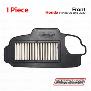 For Honda Monkey125 125cc 2018 - '20 Air Filter Stainless Horse Hurricane - Picture 1 of 9