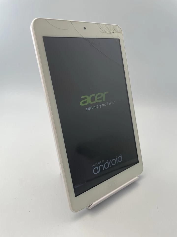 Acer Iconia One 8 B1-850 White 8" 16GB Wi-Fi 5MP 1GB Ram Android Tablet Cracked - Image 1 of 4