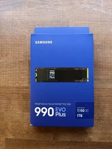 Samsung 990 EVO Plus 1 To SSD, PCIe Gen 4x4, Gen 5x2 M.2 2280, U.S.P. 7150 - Photo 1/6