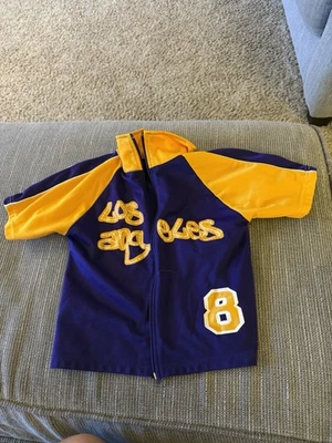 VintageLos Angeles Lakers Kobe Bryant Kids Warm up Jacket (one of a kind!) - Image 1 of 3