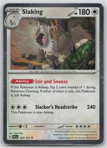 Pokemon Card Slaking (Cosmos Holo) Rare Miscellaneous Cards & Products 162/193 N - Picture 1 of 2