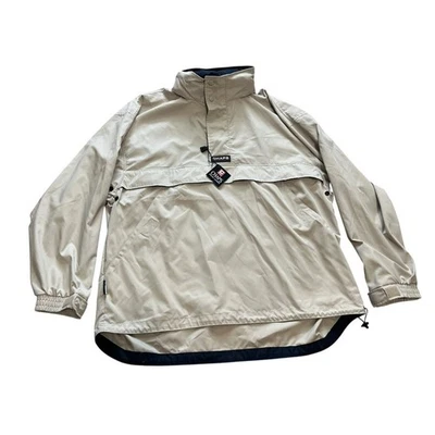 CHAPS Ralph Lauren Men's XL Gorpcore Pullover Windbreaker Jacket Hoodie NWT - Image 1 of 4