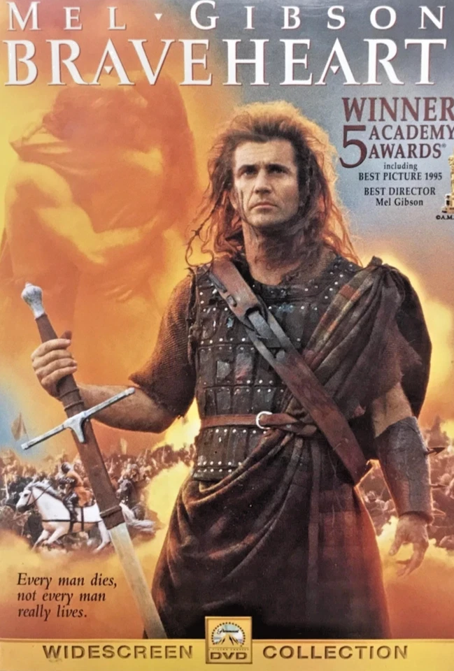 Braveheart (DVD) VG Disc + Cover Art - NO CASE - Image 1 of 1