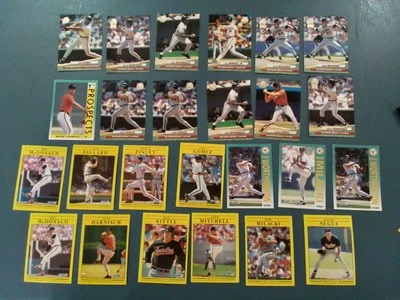 Fleer Baltimore Orioles 1990 - Lote de 25 cartas - Ripkin, Mcdonald, Messina, Davis Foto 1 de 2