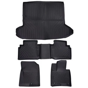 3D Floor Mats & Cargo Liner Full Cover For Hyundai Tucson 2022-2025 Black - Picture 1 of 15