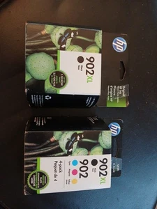 HP 902XL Czarny /902 Cyjan / Purpurowy / Żółty 4-pak Oryginalny Plus Extra 902XL Wygasły - Zdjęcie 1 z 9