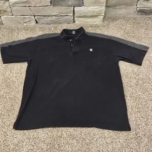 Vintage Apple Education Embroidered Logo Black Polo Shirt 100% Cotton - Mens XXL - Picture 1 of 7