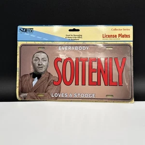 Sign of the Times ~ Soitenly ~ Everybody Loves a Stooge License Plate ~ Curly - Picture 1 of 1