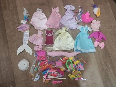 Vintage Barbie Clothes Y2K 90s Lot Skirts Dresses Pants Accessories - Image 1 of 4