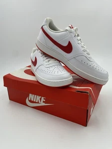 🔥 Nike Killshot 2 pelle bianco rosso CD5433-102 taglia 9,5 - pulite con scatola! - Foto 1 di 10