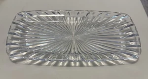 Kristall Schmuck Tablett Schmuck Schale Münze 10" x 5" - Bild 1 von 4