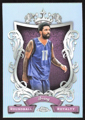7622F 2023-24 Topps Chrome #RR-12 Kyrie Irving Roundball Royalty - Image 1 of 2
