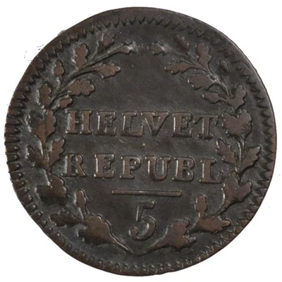 [#57053] Coin, Switzerland, 1/2 Batzen, 1799, AU, Billon, KM:A6 - Image 1 of 2