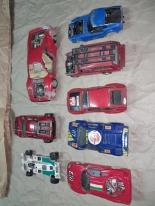 Lotto Stock Modellini Burago Polistil Alfetta Gt Datsun Ferrari Gto 1/24 1/25 - Foto 1 di 5