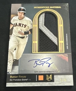 2024 Topps Museum Collection Buster Posey Momentous Material Auto 5/5 #MMJPA-BP - Bild 1 von 3