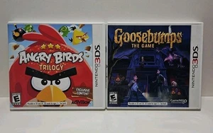 Angry Birds Trilogy And Goosebumps The Game Nintendo 3DS Complete With Manual - Picture 1 of 4