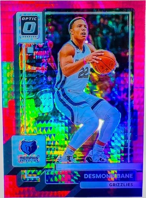 Desmond Bane 2022-23 Panini Optic Hyper Pink Prizm Refractor Holo #190 - Image 1 of 2