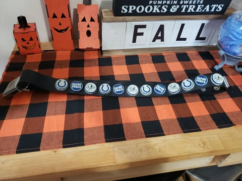 NFL Indianapolis Colts Bottle Cap Belt Cover
