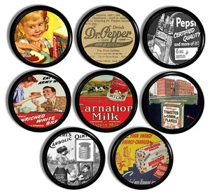 Retro Kitchen Cabinet Knob Vintage Advertising Dr Pepper Wonder Pepi Drawer Pull - Picture 1 of 8