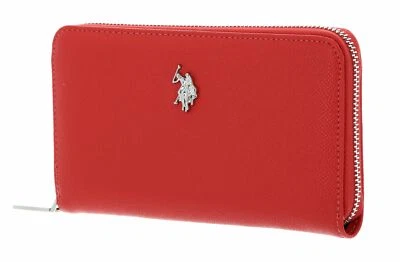 U.S. POLO ASSN. Zip Around Wallet Coral - Imagen 1 de 4