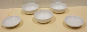 5 weiße AK Kaiser Schalen 3 Schalen Dm. 8cm x 3cm + 2 Schale 8cm x 2cm - Bild 1 von 5